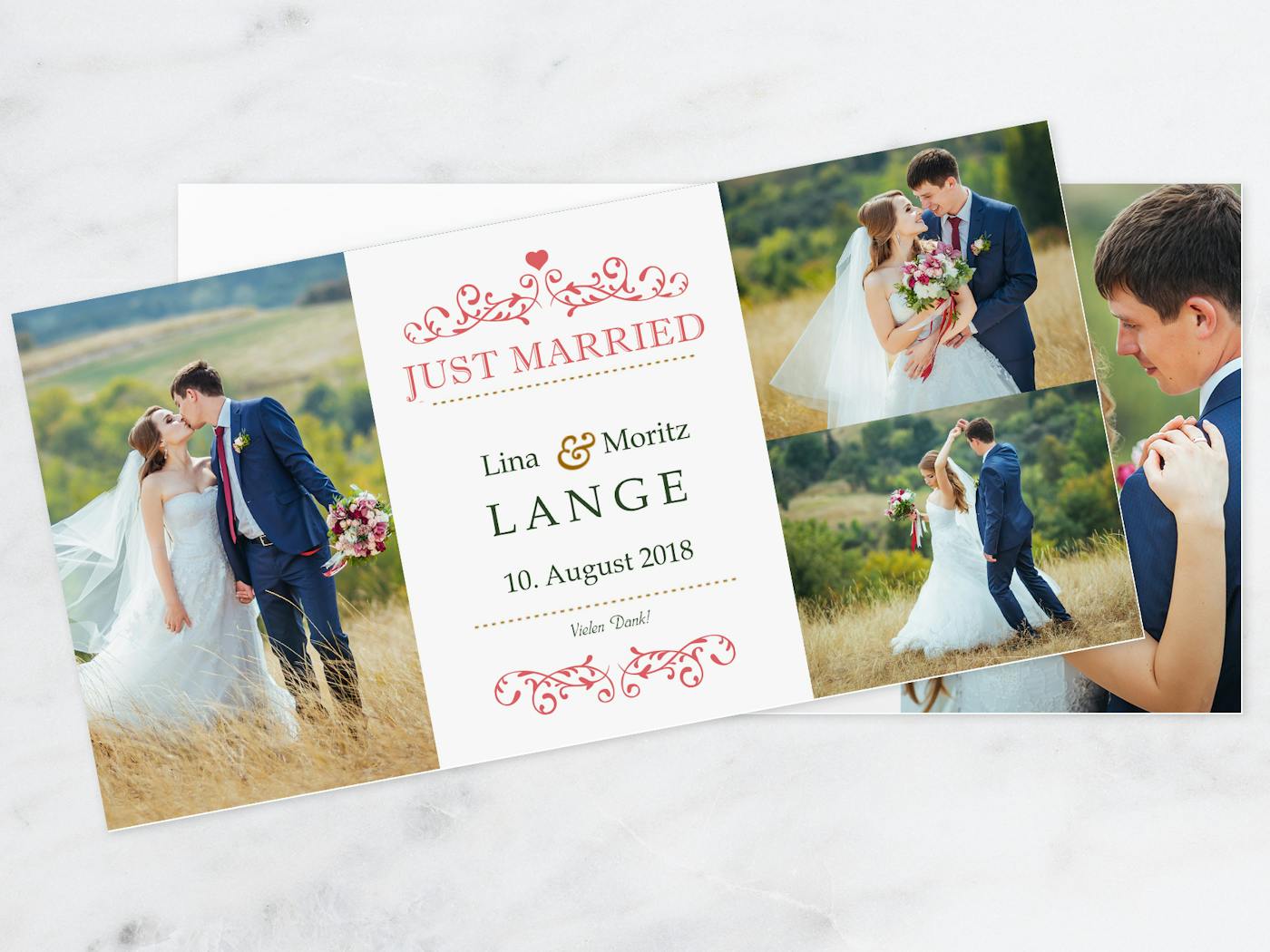 Karten zur Hochzeit - mit dem besten Design