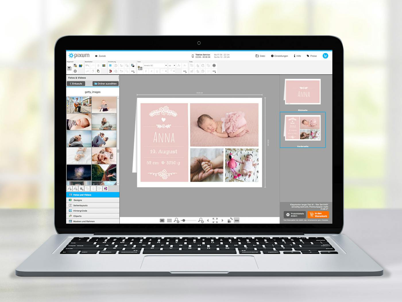 Voici comment procder pour crer un faire-part de naissance