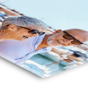 Foto hinter Acrylglas